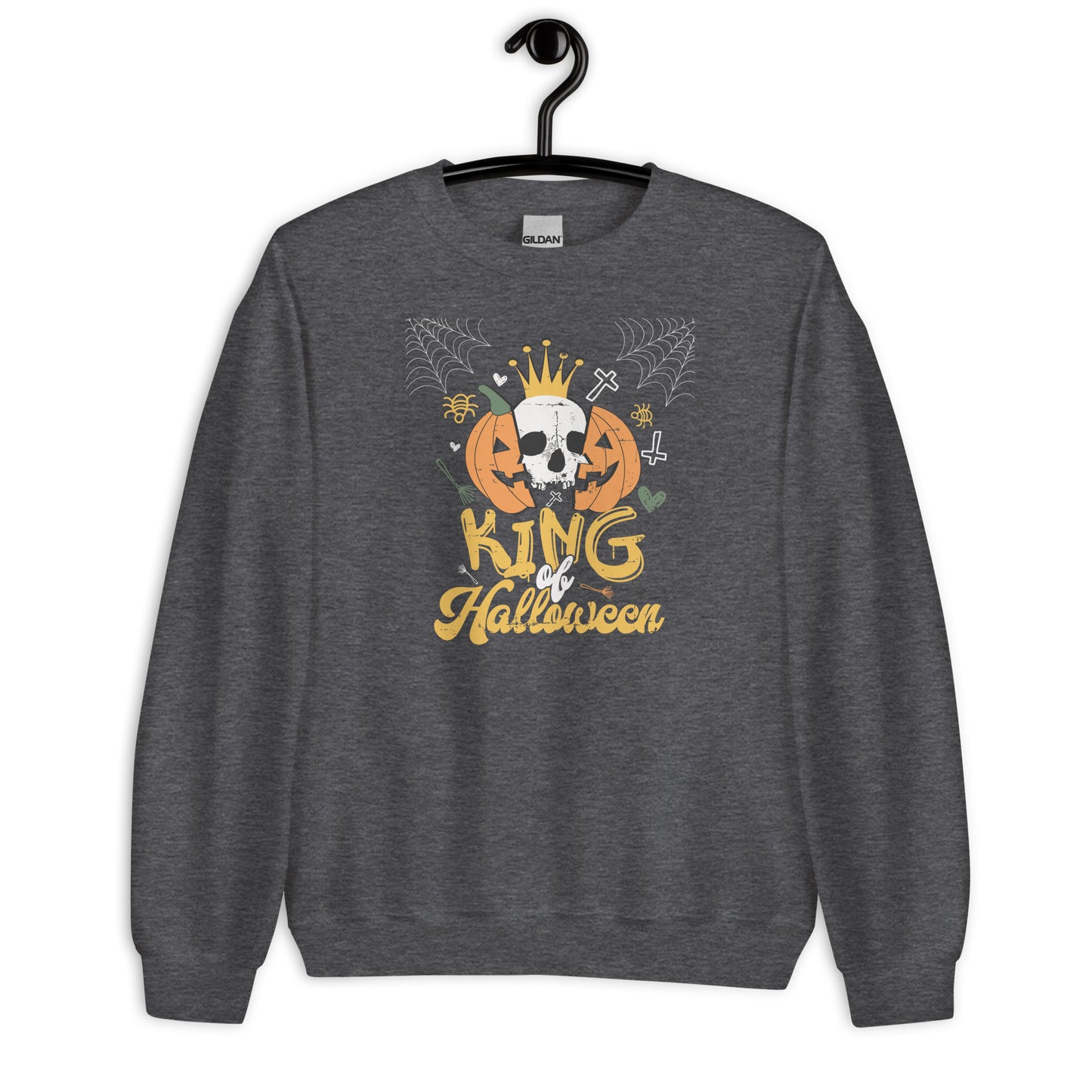 Fun King of Halloween Unisex Sweatshirt