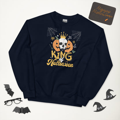 Fun King of Halloween Unisex Sweatshirt