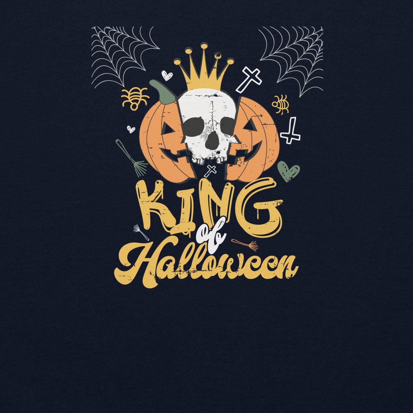 Fun King of Halloween Unisex Sweatshirt