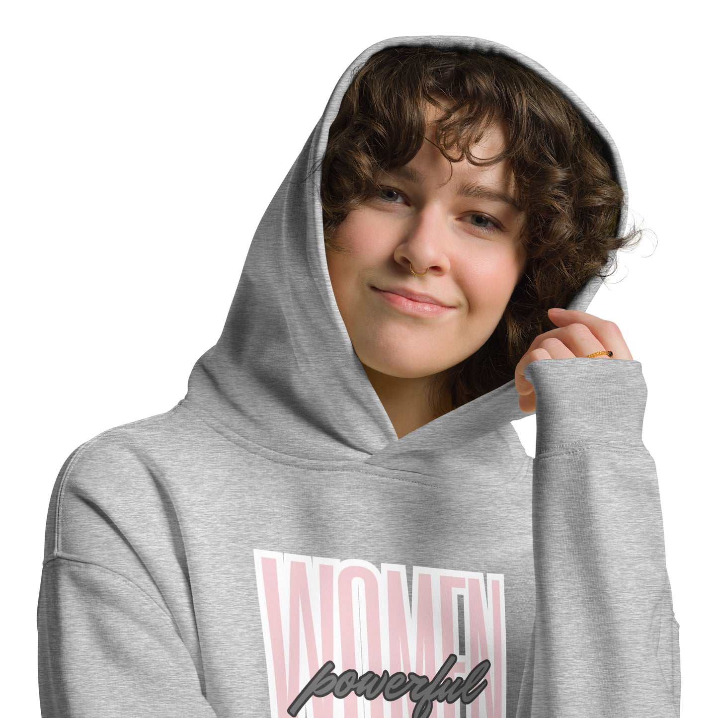 Powerful Women Vote Voting in November Unisex Oversized Hoodie