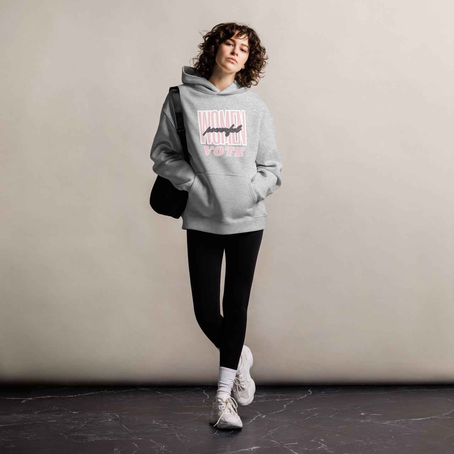 Powerful Women Vote Voting in November Unisex Oversized Hoodie