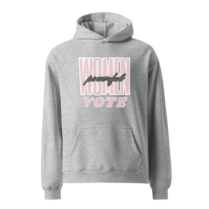 Powerful Women Vote Voting in November Unisex Oversized Hoodie