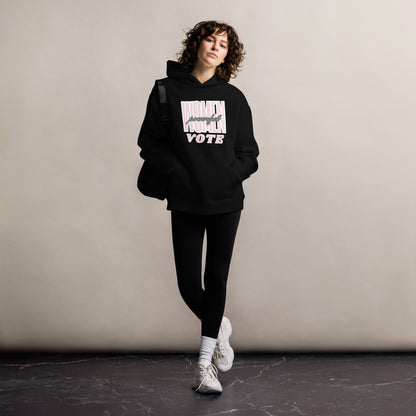 Powerful Women Vote Voting in November Unisex Oversized Hoodie