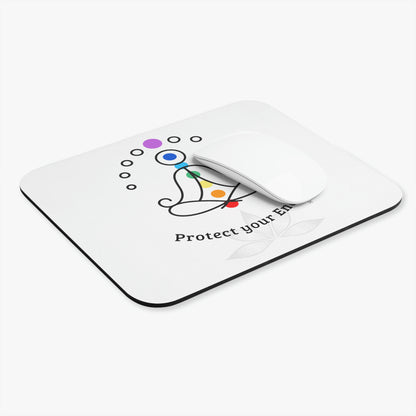 Protect your energy! Premium Chakra Mouse Pad (Rectangle 9"x8")