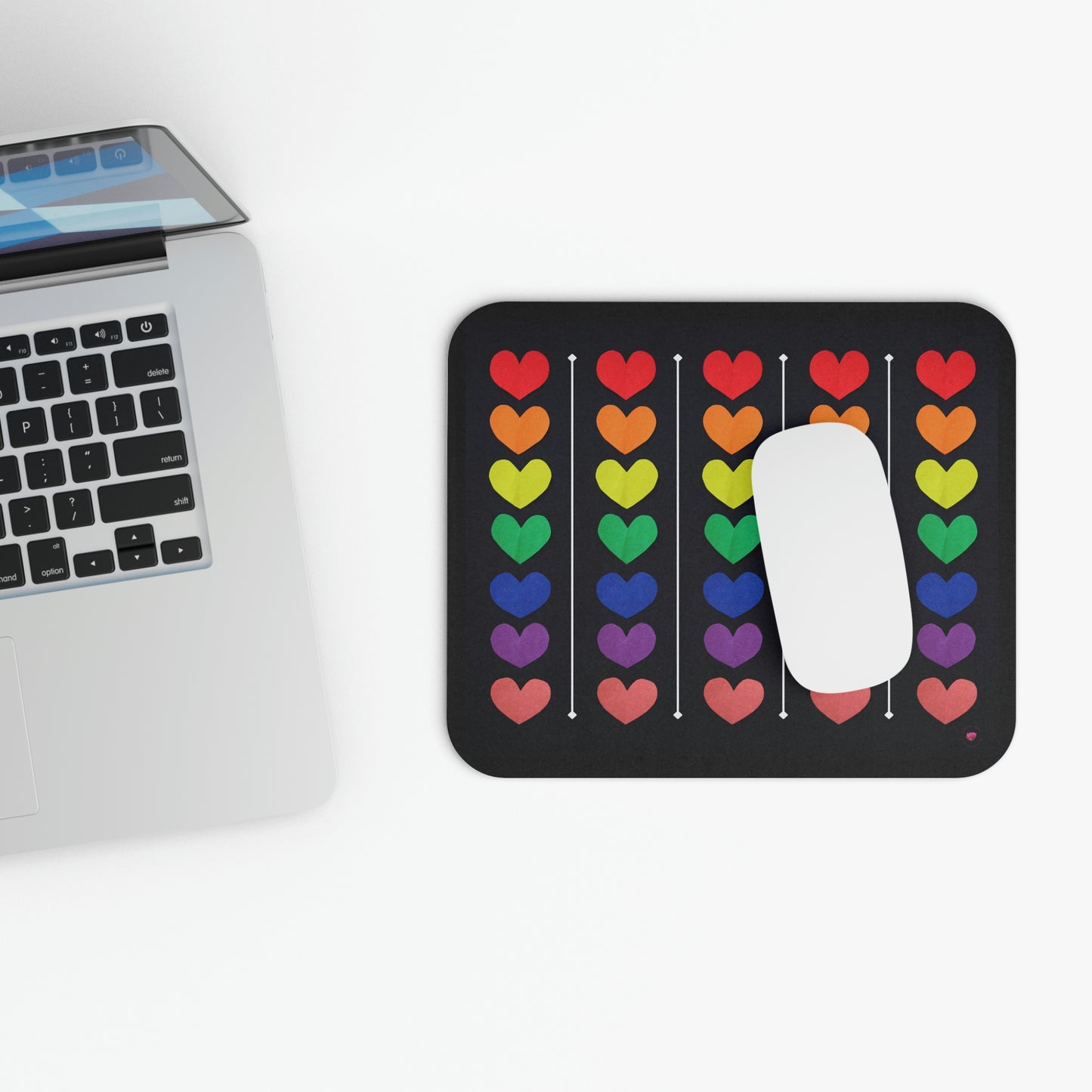 PremiumChakra Chakra Hearts 9 x 8 Mouse Pad (Rectangle)