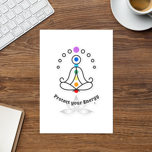 Protect Your Energy - Chakra Sticker sheet